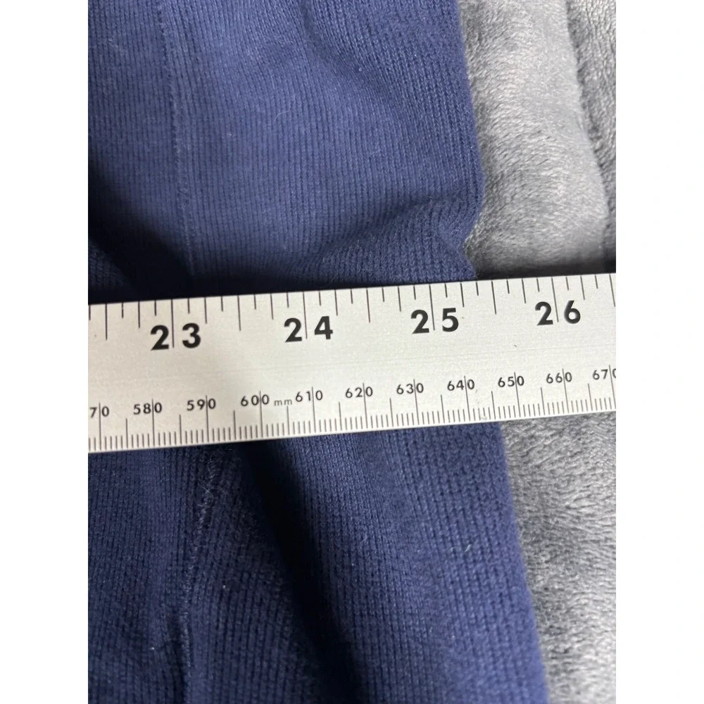 Polo‎ Ralph Lauren Mens XXL Navy Blue Full Zip Mock Neck Sweater Vest 6252